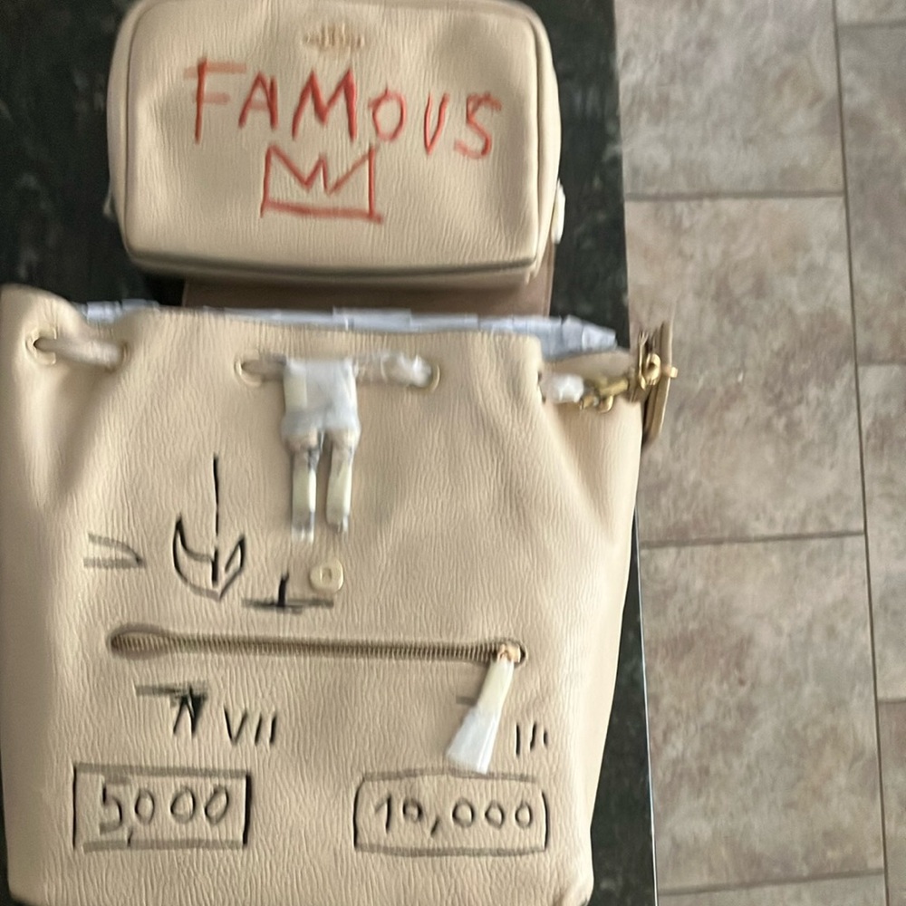 NWT! Coach LE Basq Kleo leather backpack 4 set